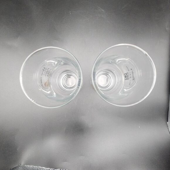 Dante's Down the Hatch 31st Year 2001 2 Drinking Cocktail Glass Set VTG 12 oz - Picture 7 of 8